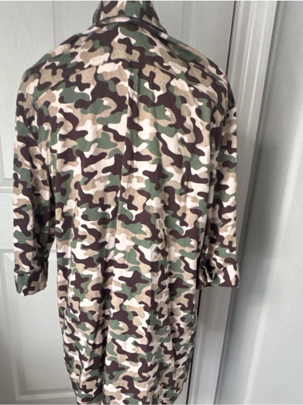 Zara Camouflage Button-Up dress shirt - Green Camo - Picture 3 of 4